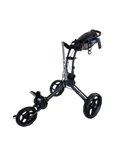 ROVIC QFC Compact de CLICGEAR, chariot de golf manuel, gris anthracite/noir