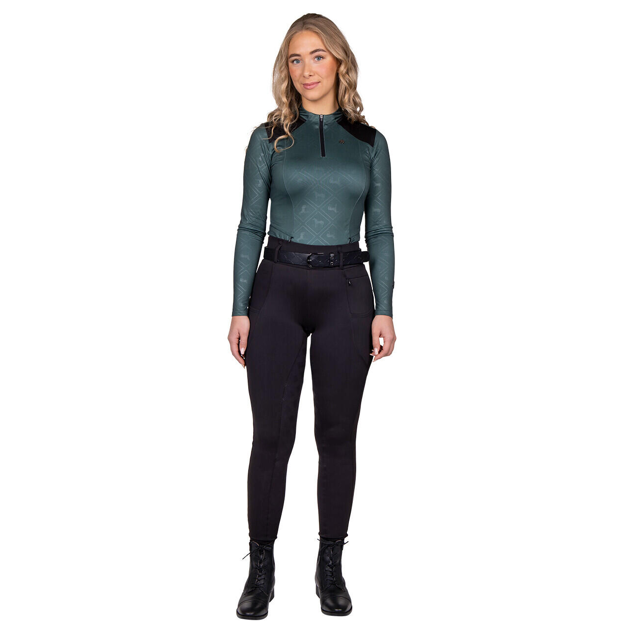 Reitlegging Avélie Vollbesatz schwarz 6/7
