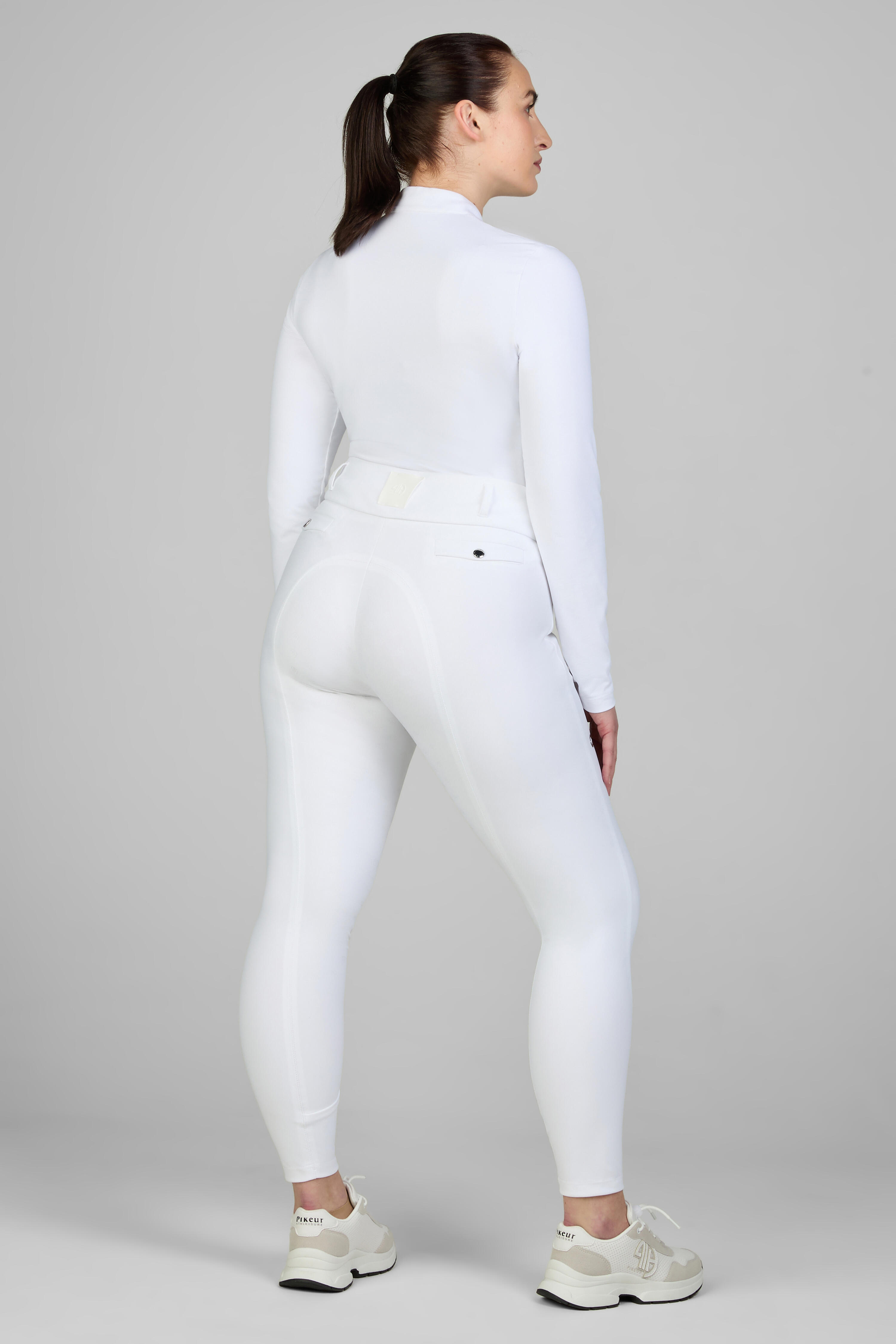 Reithose Damen Linn Sd mit Vollgrip weiß 7/7