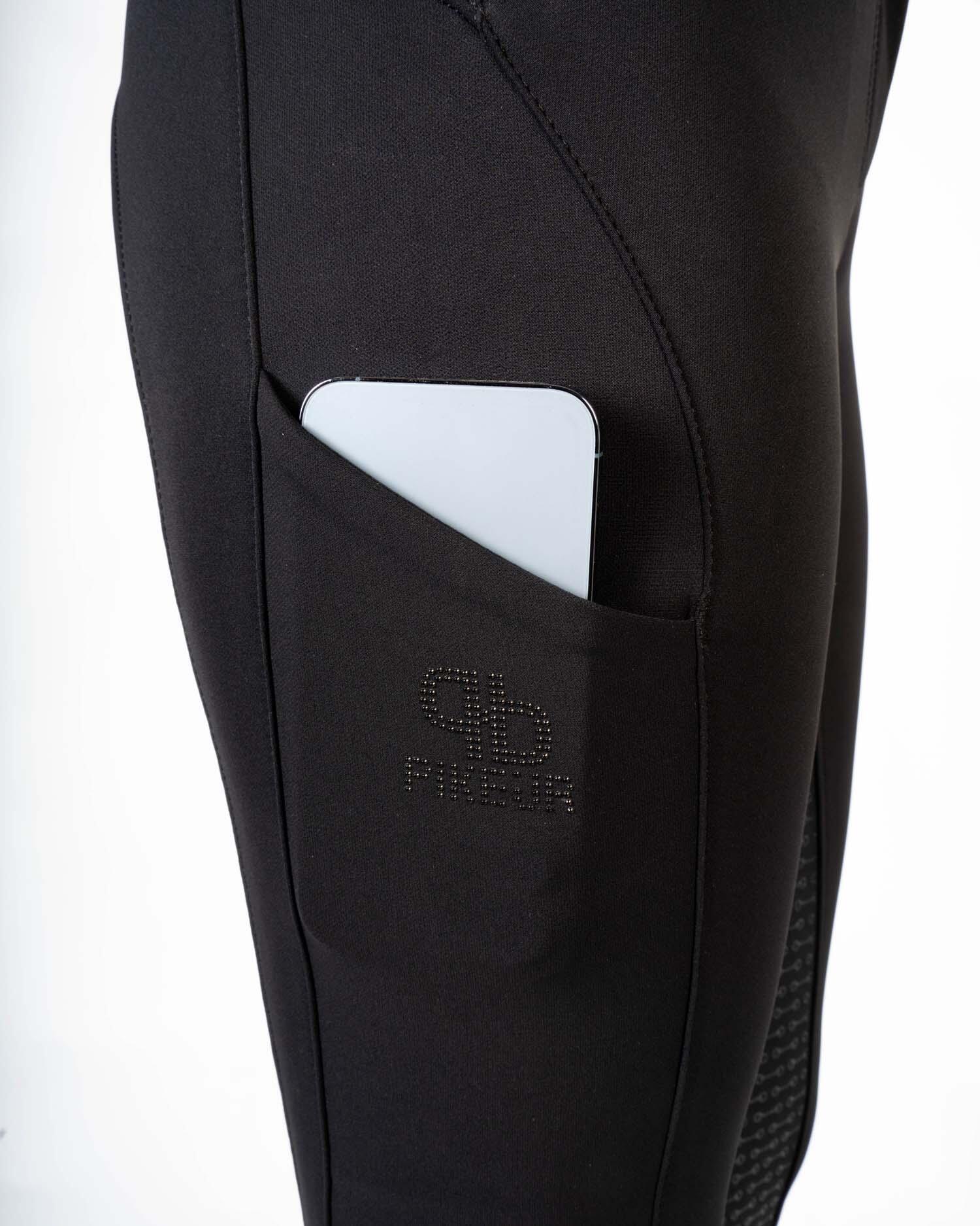 Reithose Damen Sebiha Vollgrip schwarz 4/6