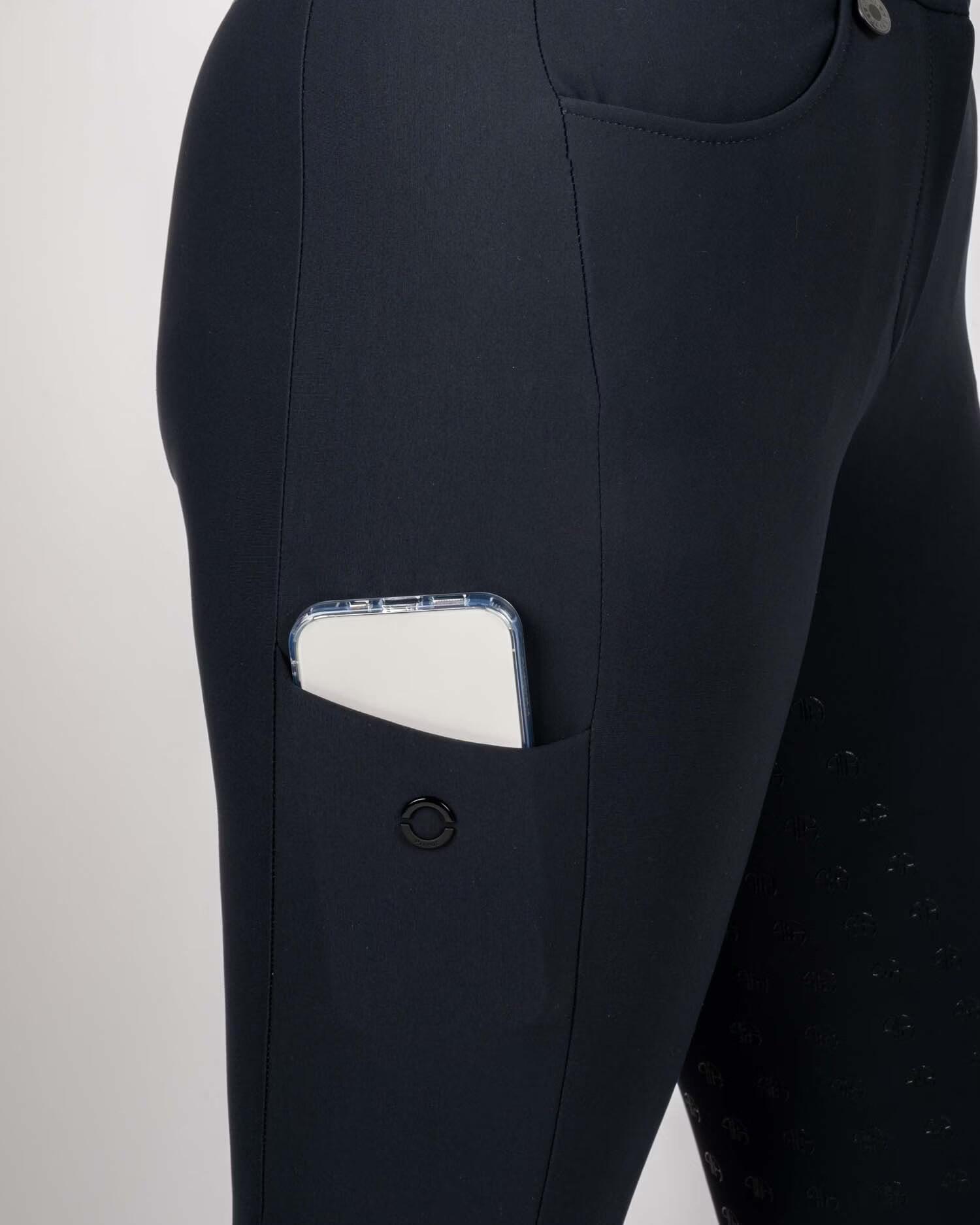 Reithose Damen Amia Sd mit Vollgrip nightblue 3/6