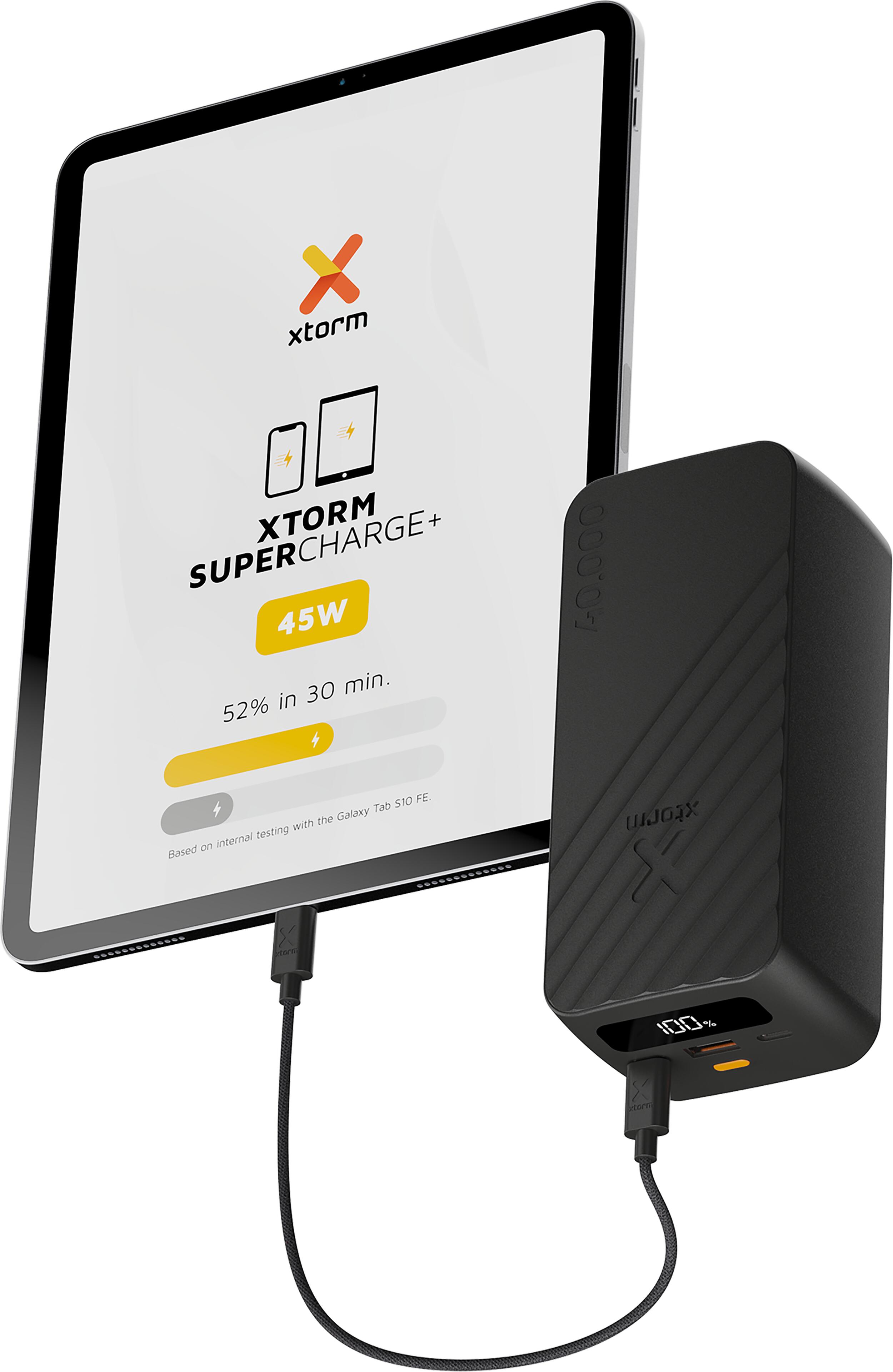 Xtorm Go2 Powerbank 40000 mAh - USB-A en USB-C - Zwart 5/6