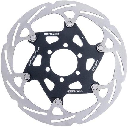 CONTEC CDR-LW-6B CT Bremsscheibe 160 mm, 6-Loch, 2-teilig, RVS/Aluminium