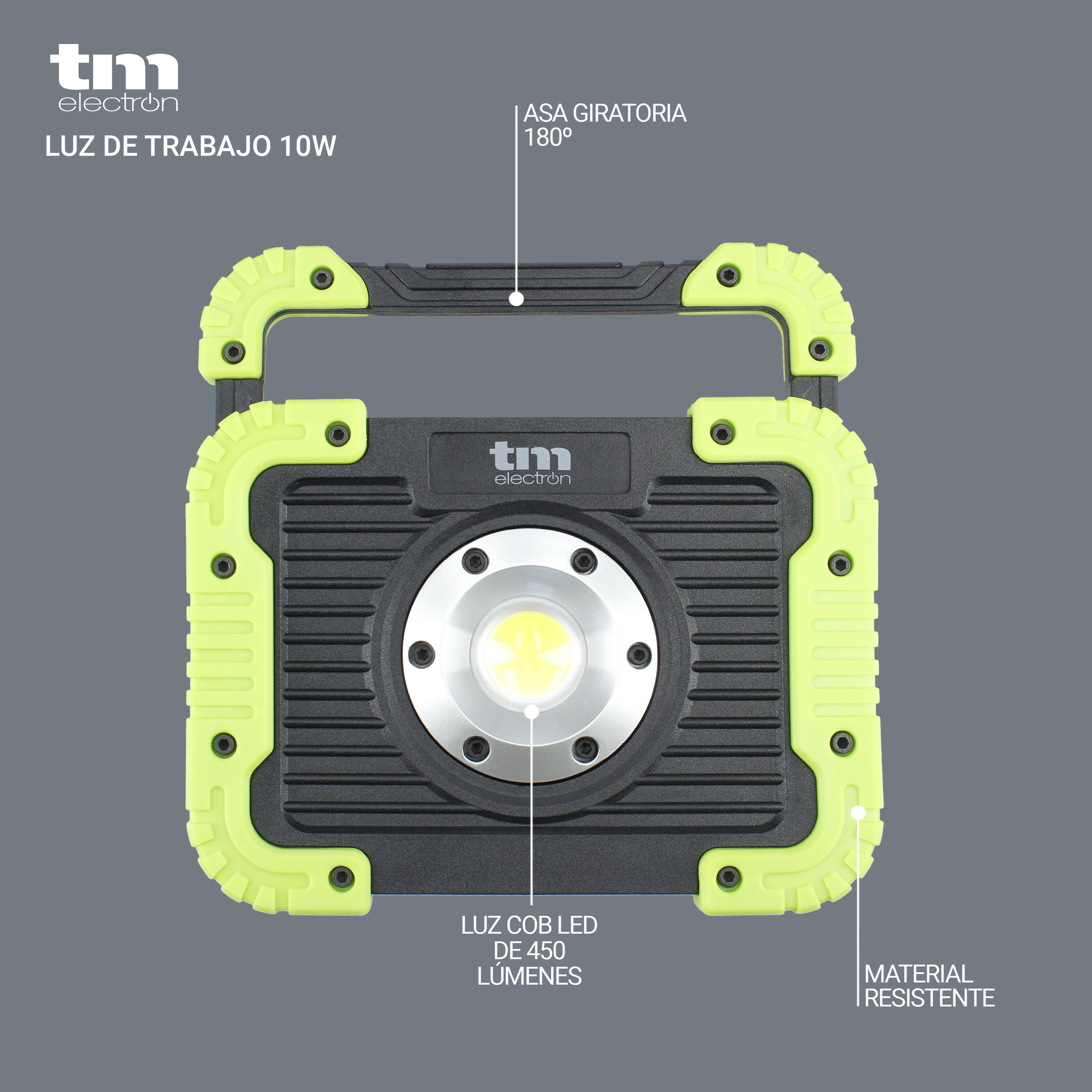 Linterna de trabajo LED 10W con chip COB CAMPING 2/6