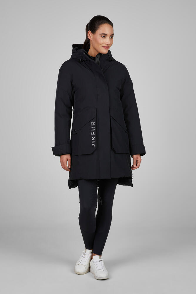 Mantel Damen Athleisure schwarz 6/7