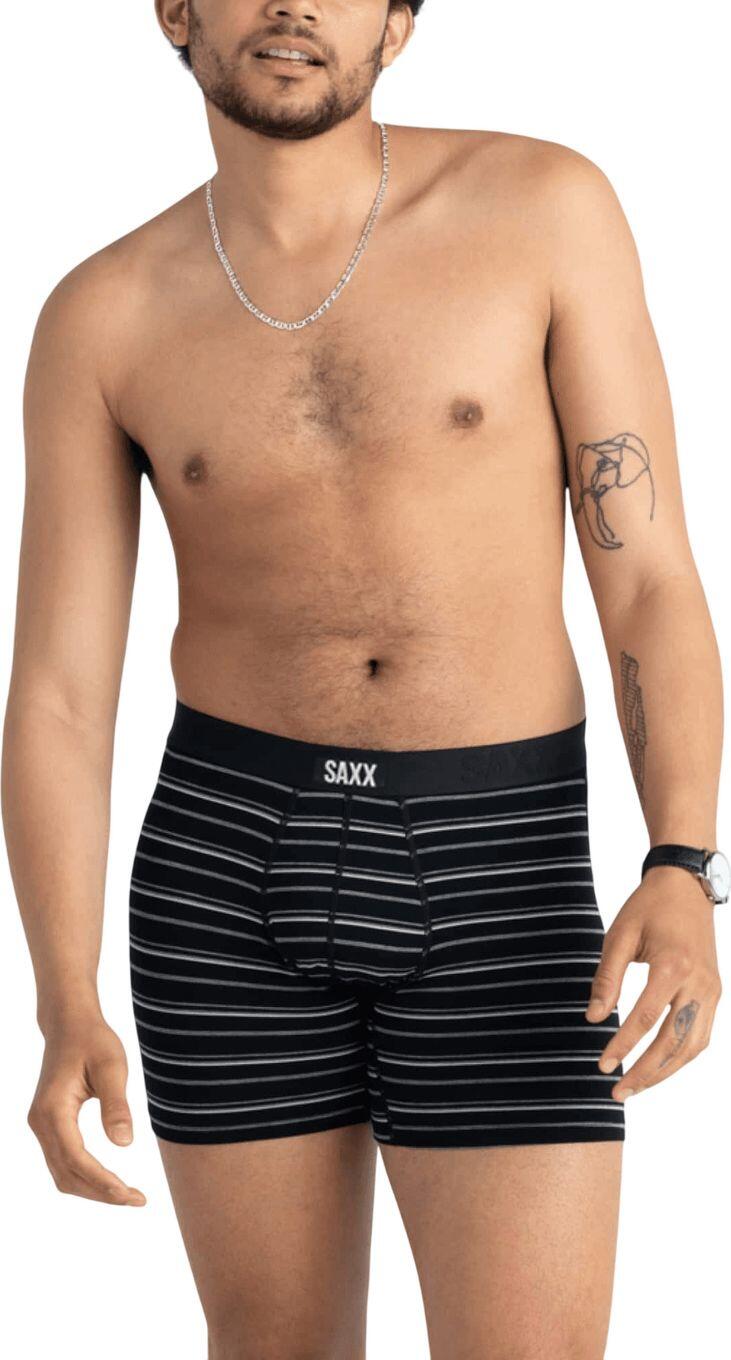 Boxer Saxx Vibe Xtra Soft Comfort Brief Fly Preto Homem 2/4