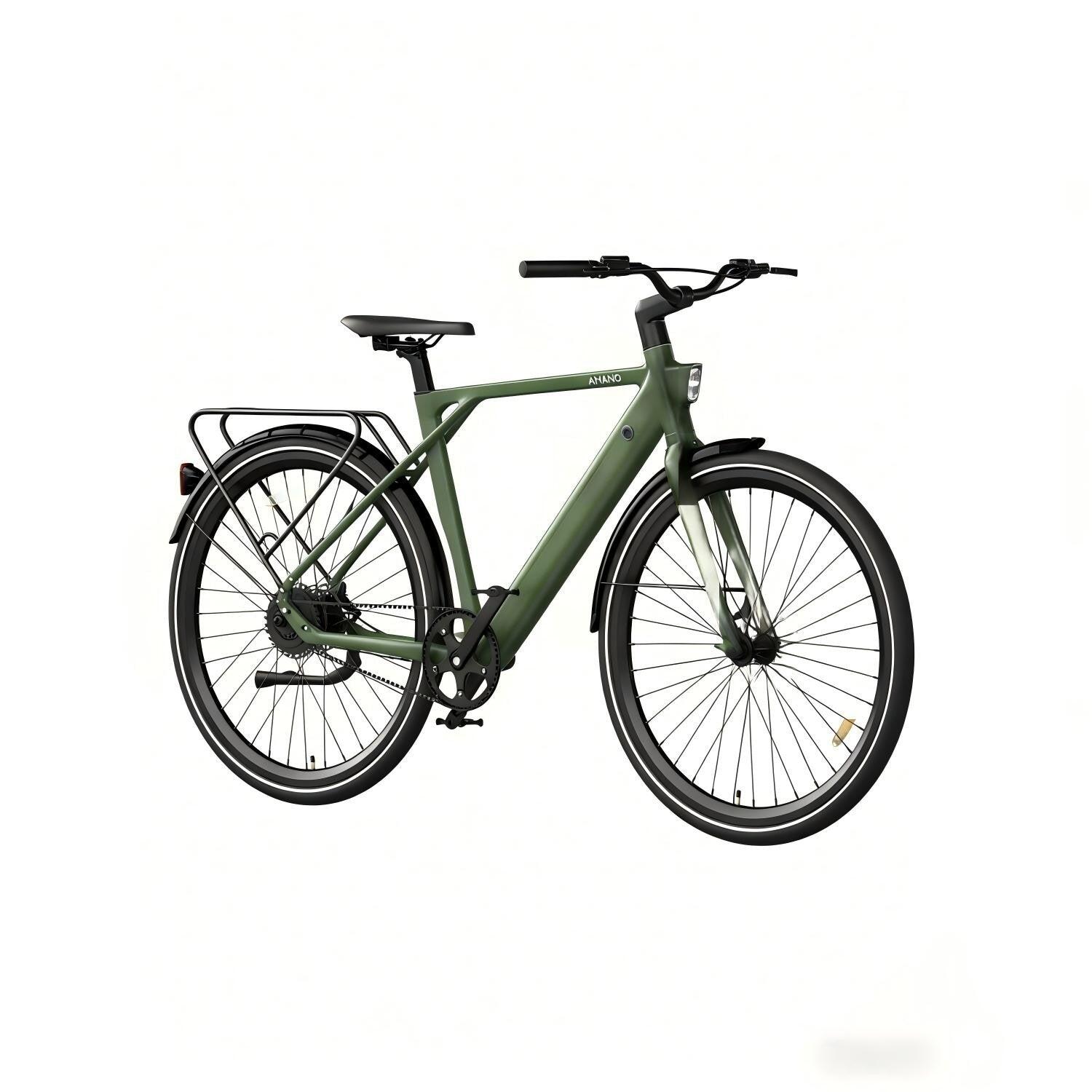 Pixar AMANO S900 250W 36V 10Ah 28" Bicicleta Elétrica Verde 3/5