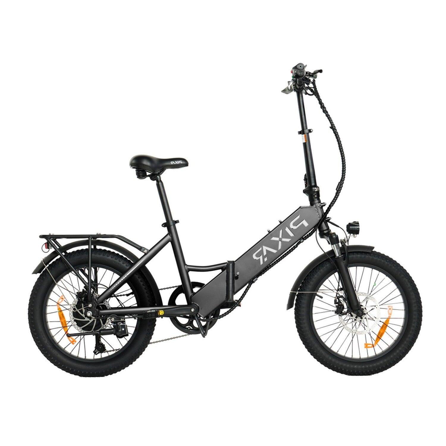 Pixar WIND1 500W 48V 10,4Ah 20x3 Bicicleta Elétrica Cinza Freio a Disco 2/5