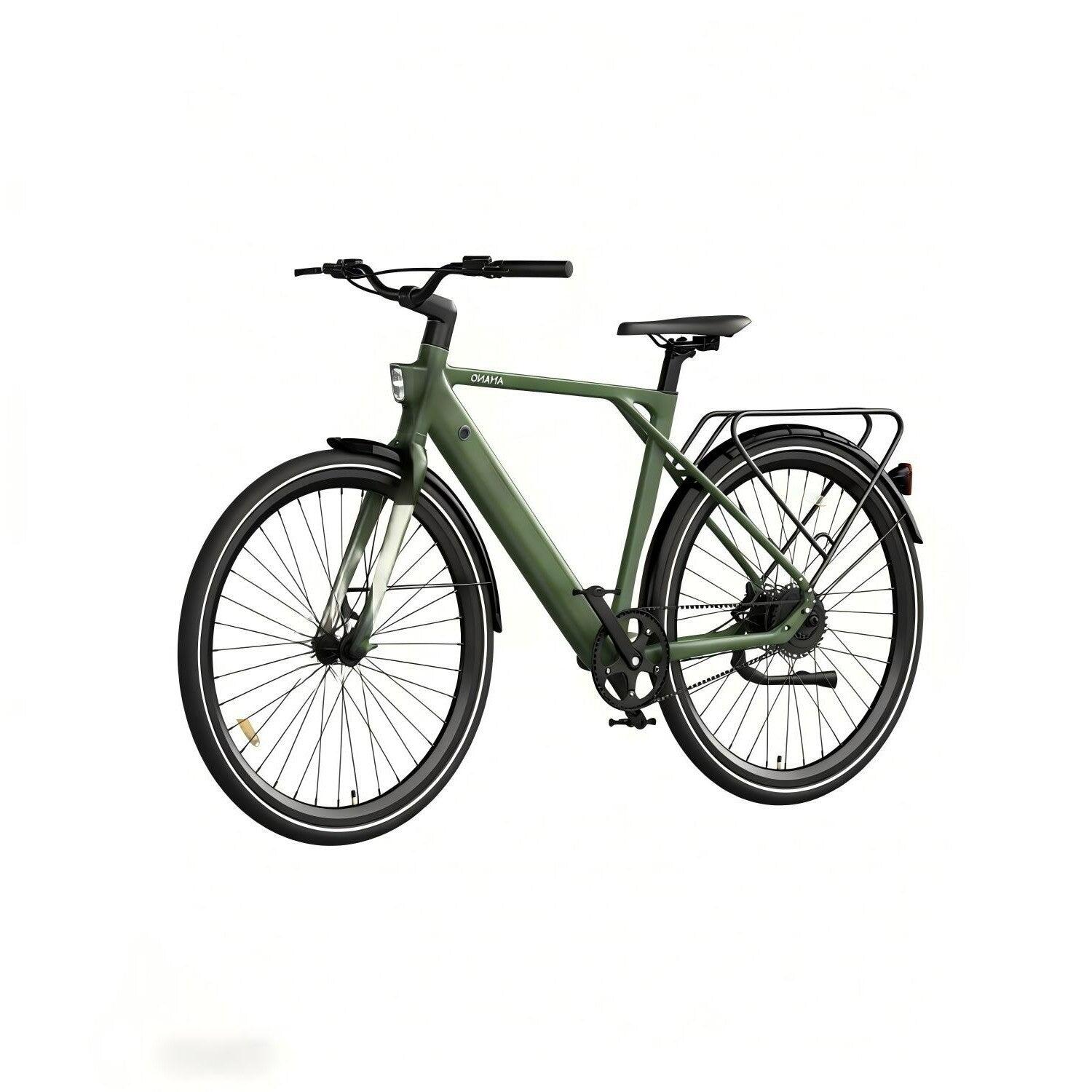 Pixar AMANO S900 250W 36V 10Ah 28" Bicicleta Elétrica Verde 2/5