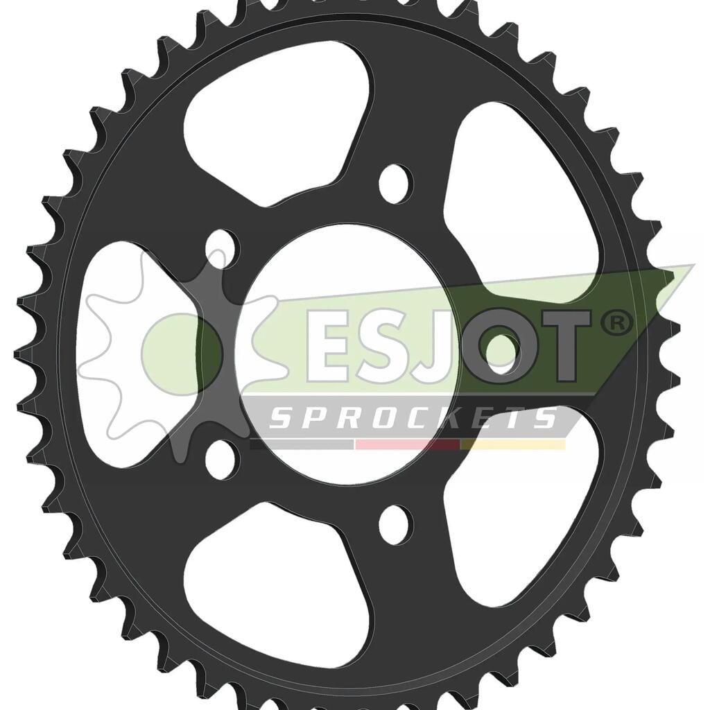 ESJOT Chain wheel 520 — 45T steel, black.
