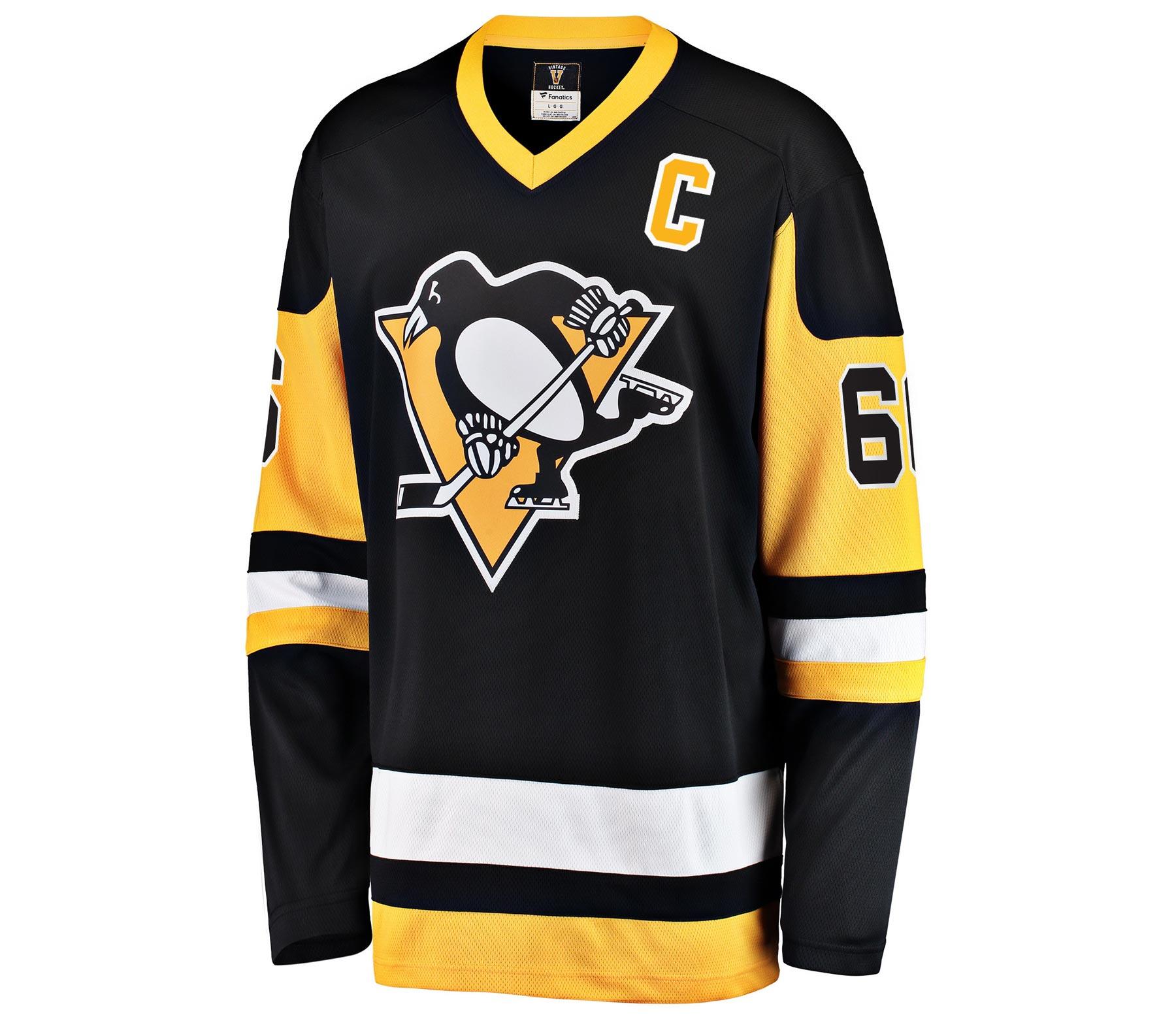 Trikot Fanatics Breakaway Vintage NHL Pittsburgh Penguins Home Mario Lemieux 2/3