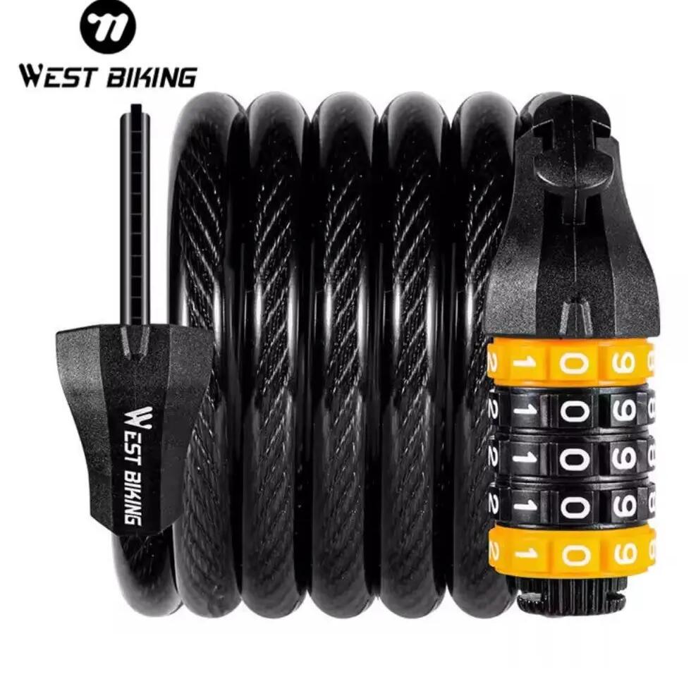 Combination bike lock WEST BIKING