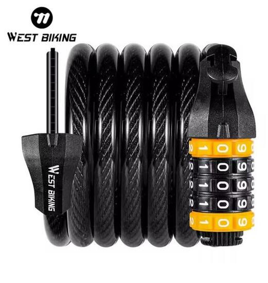 Lucchetto a combinazione per bicicletta WEST BIKING