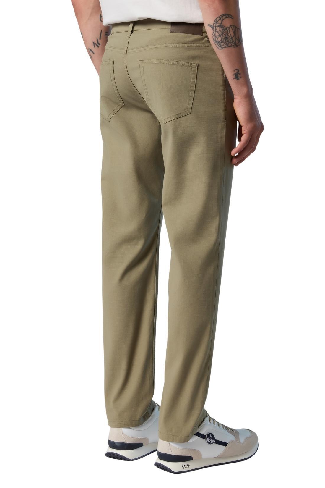 Pantaloni uomo 5 tasche in dobby stretch 3/3