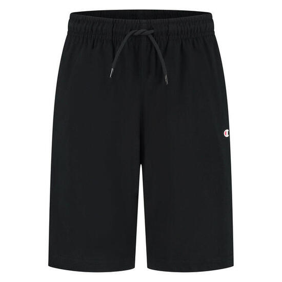 Champion Short per Bambini in cotone Nero 10A