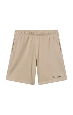 Pantaloncini Bermuda Champion Icons in Cotone e Poliestere Regular Fit Beige S