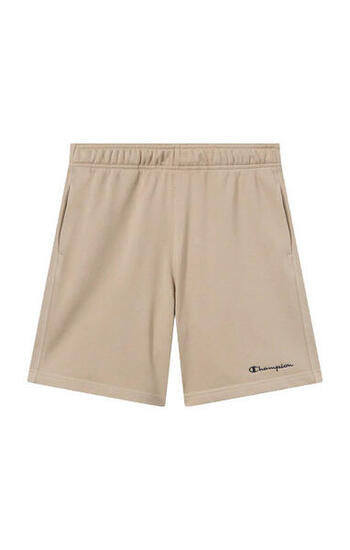Pantaloncini Bermuda Champion Icons in Cotone e Poliestere Regular Fit Beige S