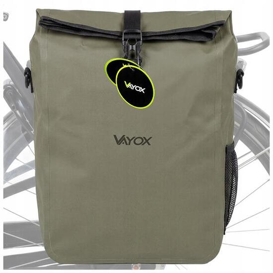 Borsa per bicicletta da portapacchi VAYOX VA0444 laterale impermeabile 25L