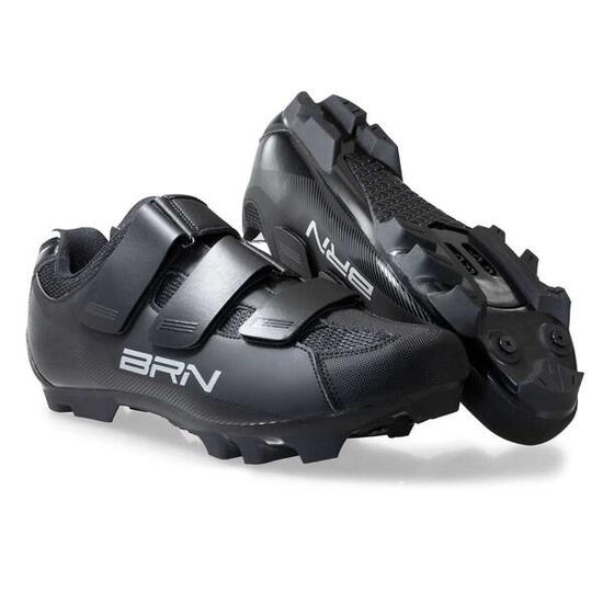 Scarpe BRN 3 Strappi MTB nere