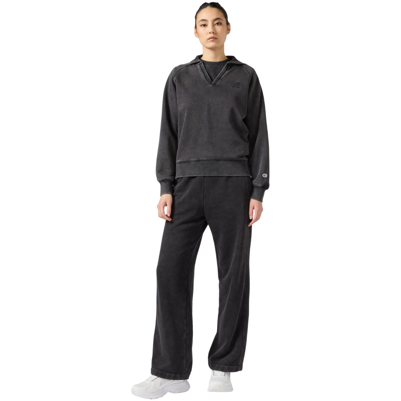 CHAMPION Sweat polo col V femme 6/6