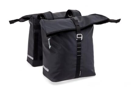 New Looxs Cantos Double dubbele fietstas zwart 36L