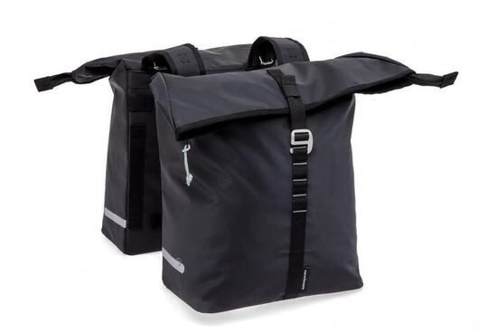 New Looxs Cantos Double dubbele fietstas zwart 36L
