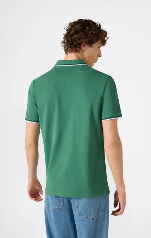 Polo uomo Champion Polo Gallery in cotone piqué – Standard Fit, leggera Verde S 2/2