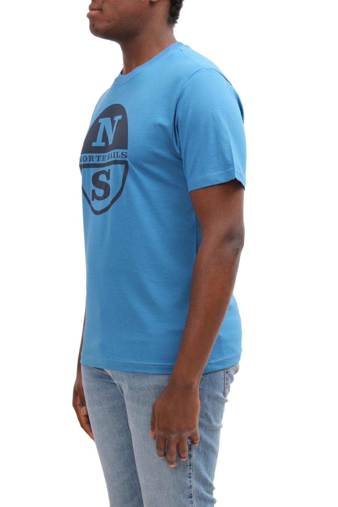 T-shirt - sportswear - Heren - Model met logoprint - Royal blue 4/4