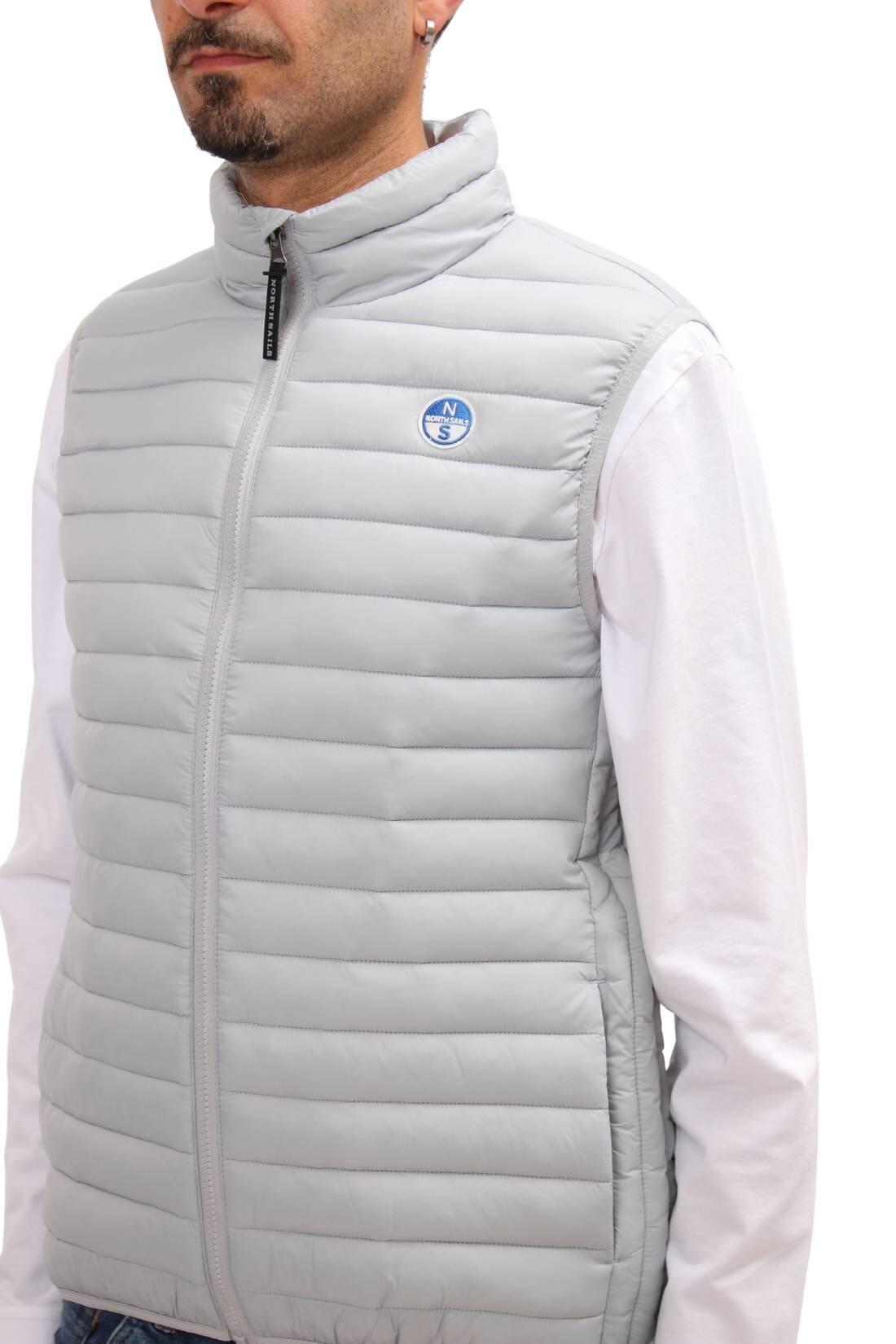Veste sans manches - Sportswear - Homme - Coupe Regular, logo - Gris clair 2/5