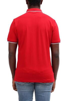 Polo - Sportswear - Uomo - Manica corta regular bordo - Rosso