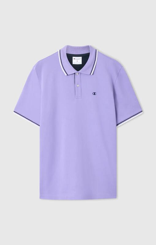 Polo uomo Champion Polo Gallery in cotone piqué – Standard Fit, leggera Viola M 1/2