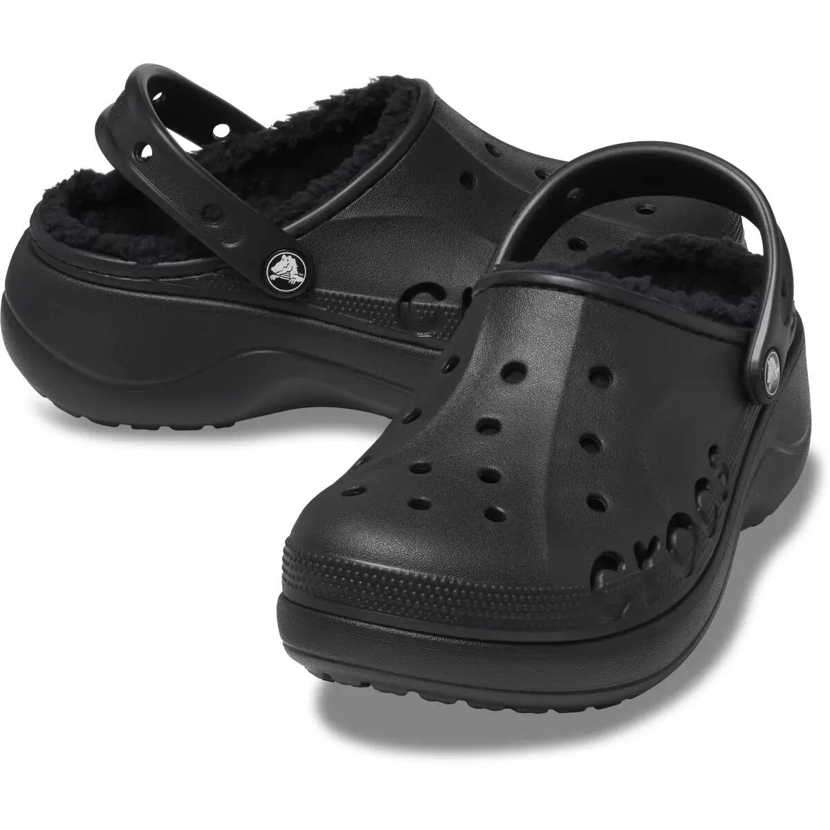 Felnőtt vízi klumpa puha talpú Crocs Baya Platform Lined Clog 2/6