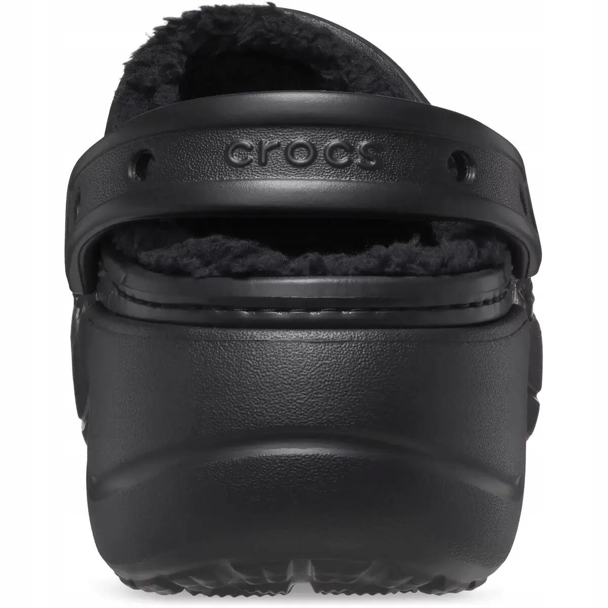 Felnőtt vízi klumpa puha talpú Crocs Baya Platform Lined Clog 5/6