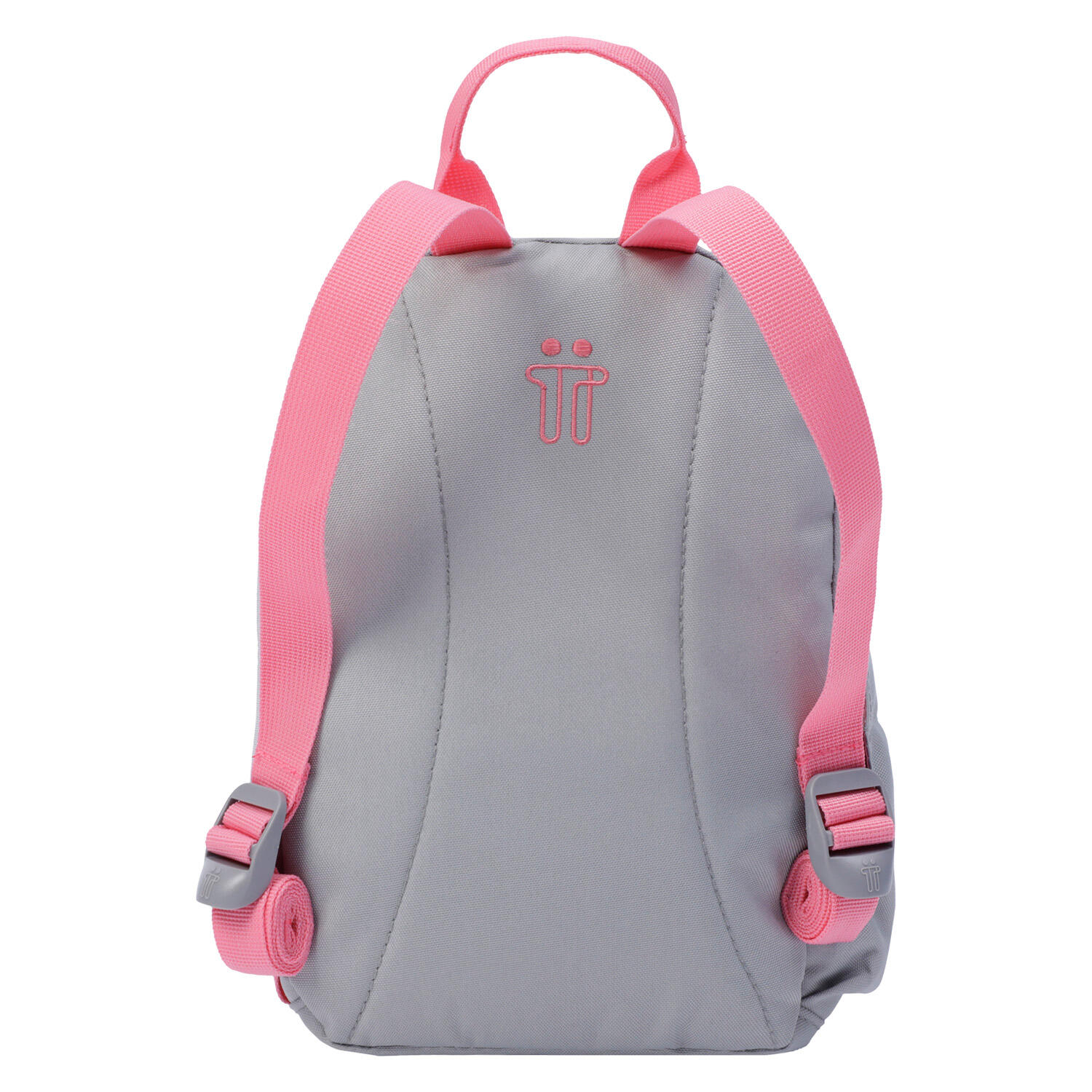 Totto Mochila urbana Dragonary Rosa y gris Poliéster 19 x 27 x 12 cm 3/4
