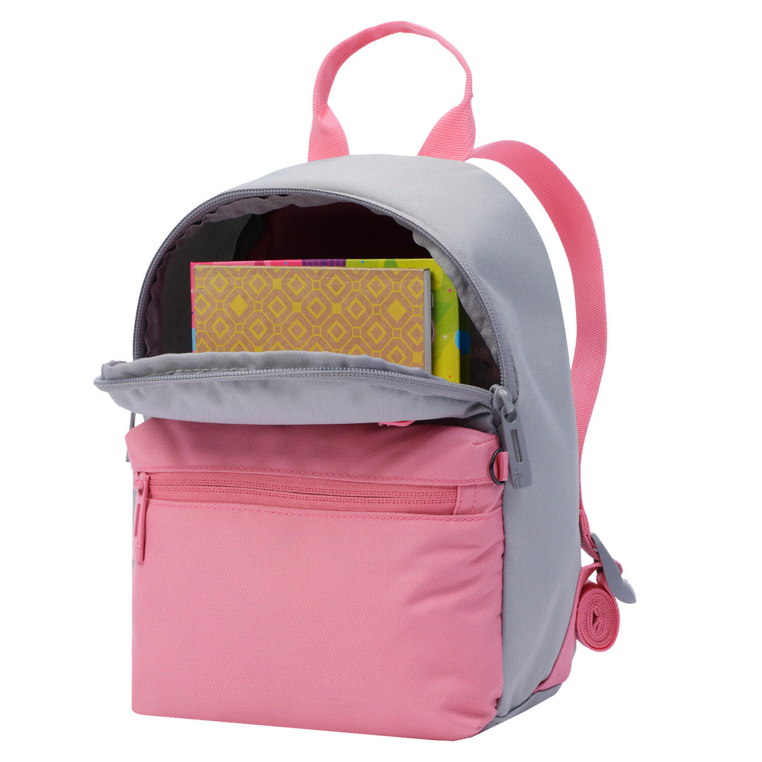 Totto Mochila urbana Dragonary Rosa y gris Poliéster 19 x 27 x 12 cm 4/4