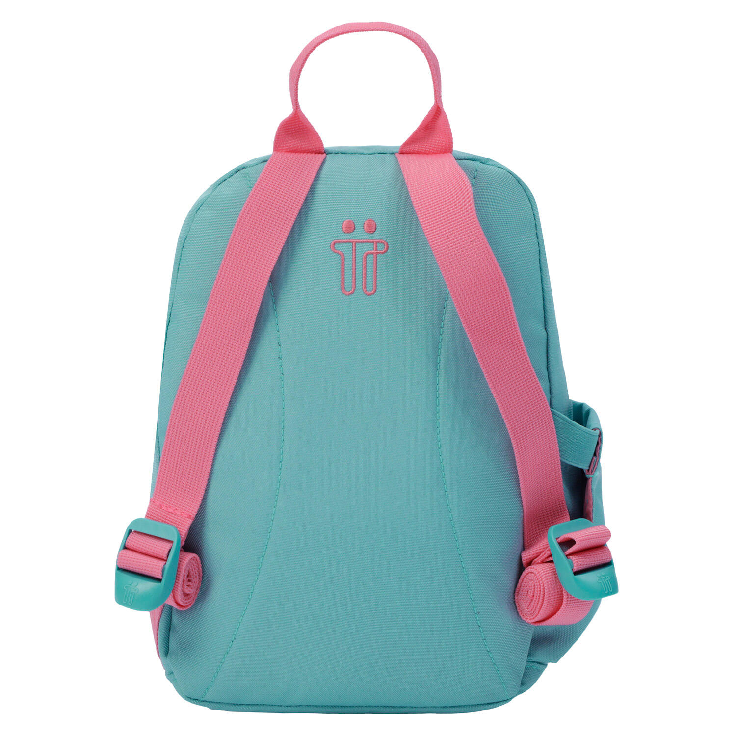 Totto Mochila urbana Dragonary Rosa y azul Poliéster 19 x 27 x 12 cm 3/4