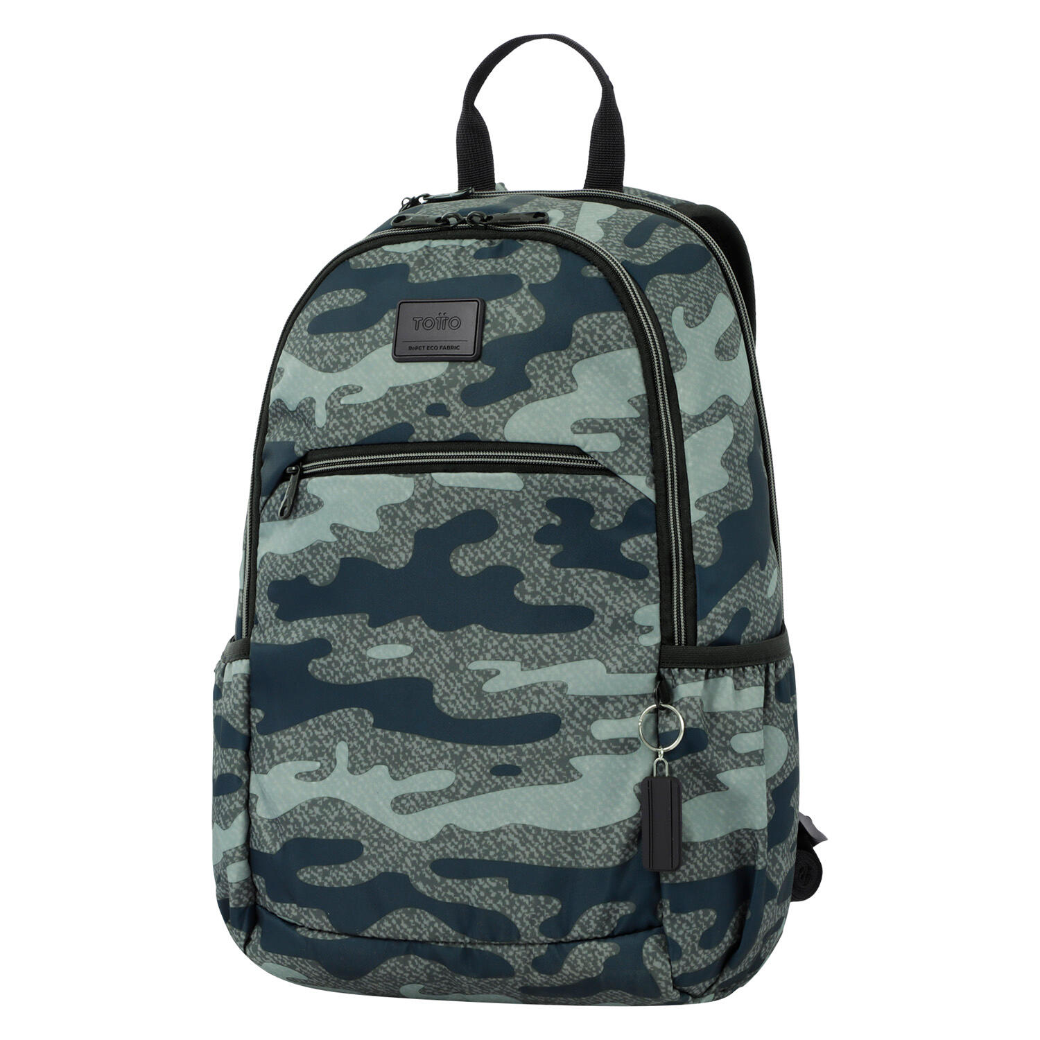 Totto Mochila urbana Tracer 2 Militar Poliéster reciclado 30 x 45 x 7.5 cm 2/5