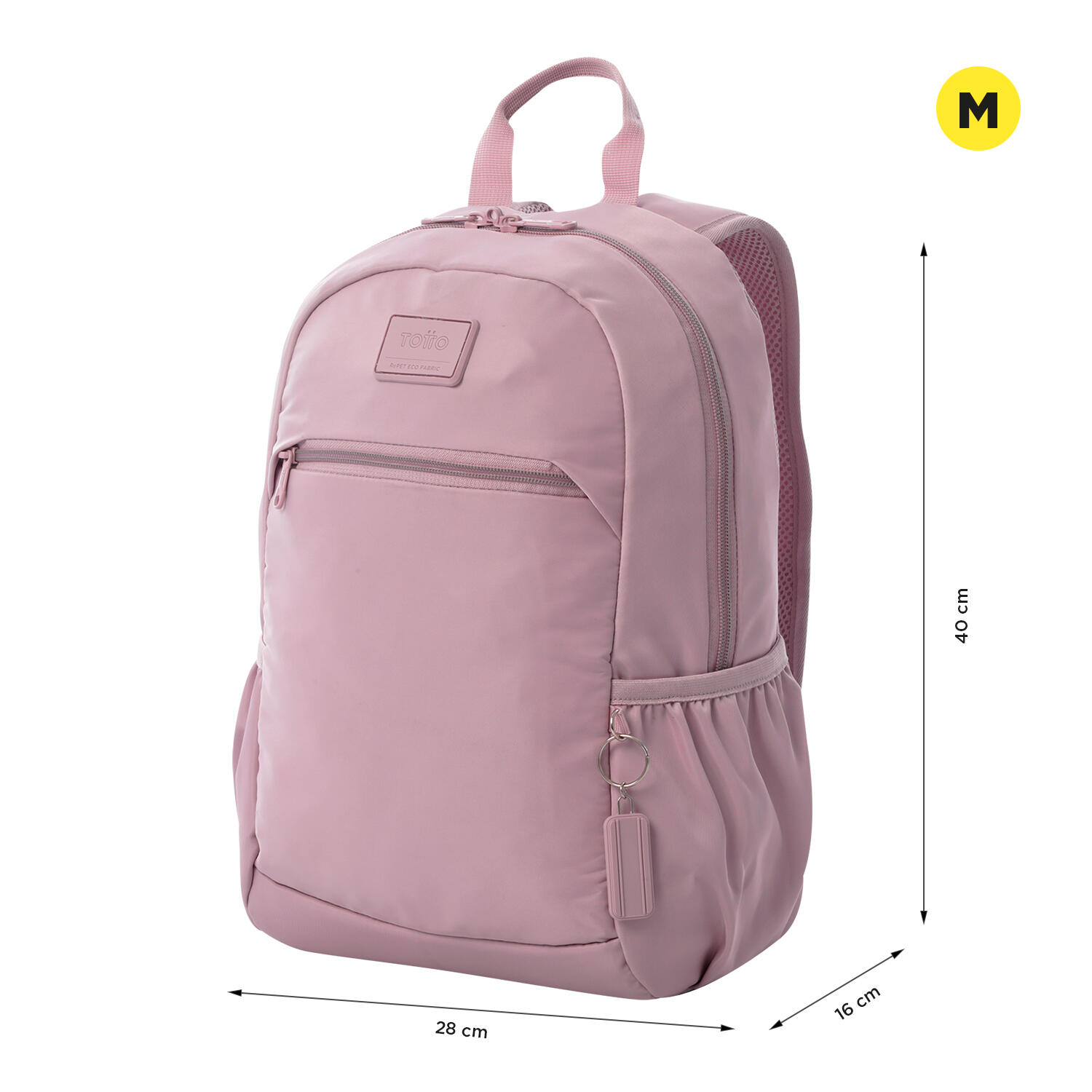 Totto Mochila urbana Tracer Keepsake Lilac Poliéster reciclado 28 x 40 x 16 cm 3/5