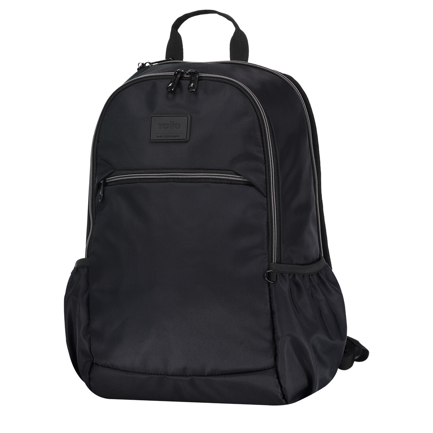 Totto Mochila urbana Tracer 2 Negro Poliéster reciclado 30 x 45 x 7.5 cm 2/5