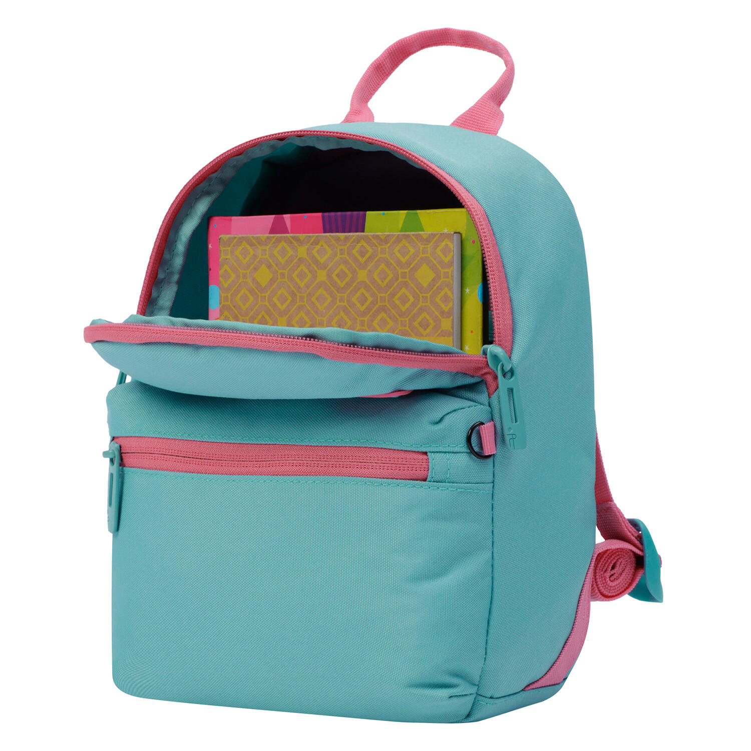 Totto Mochila urbana Dragonary Rosa y azul Poliéster 19 x 27 x 12 cm 4/4
