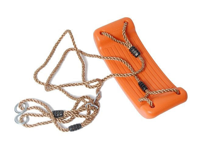 Siège en plastique amusant - orange 2/4