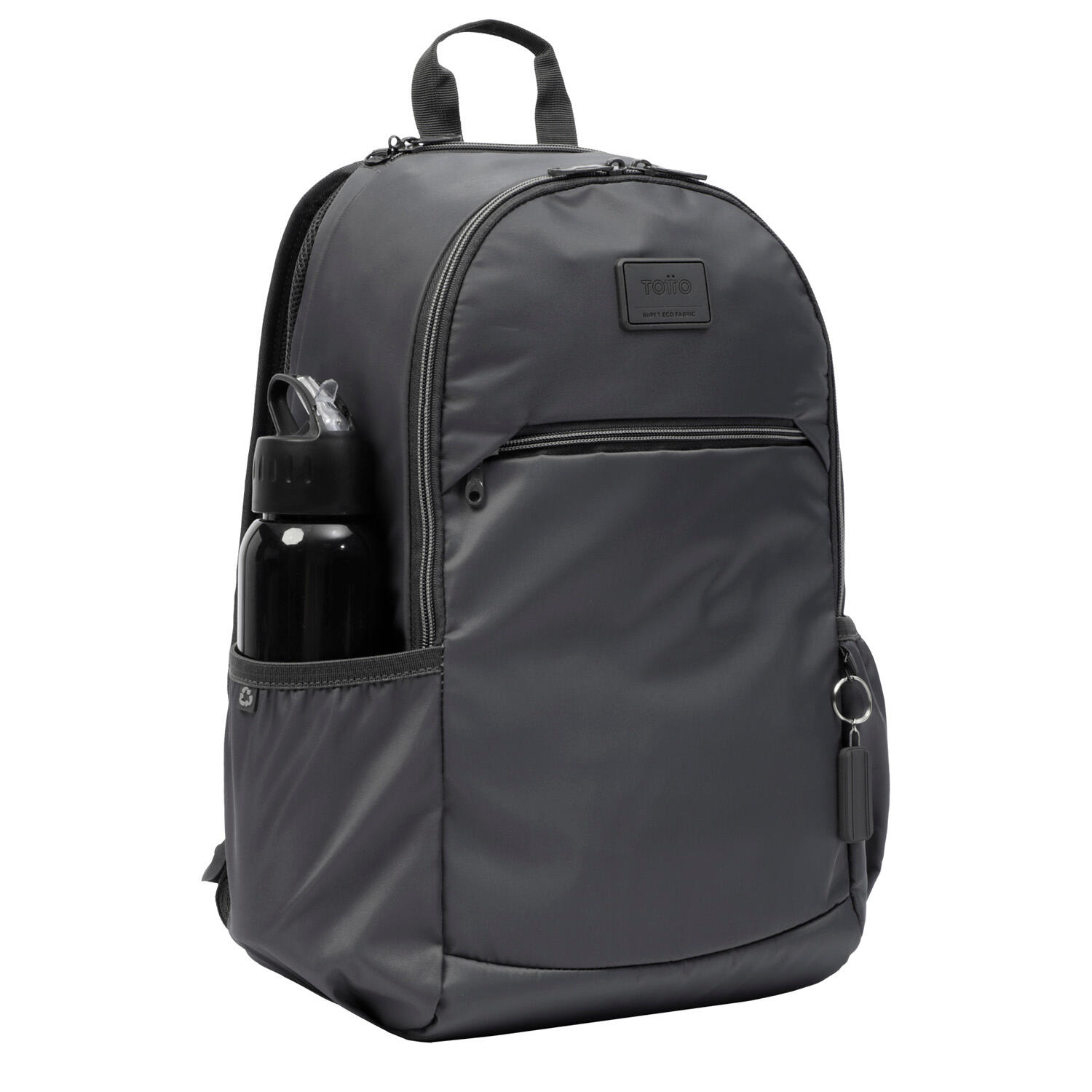 Totto Mochila urbana Tracer 2 Gris Poliéster reciclado 30 x 45 x 7.5 cm 4/5
