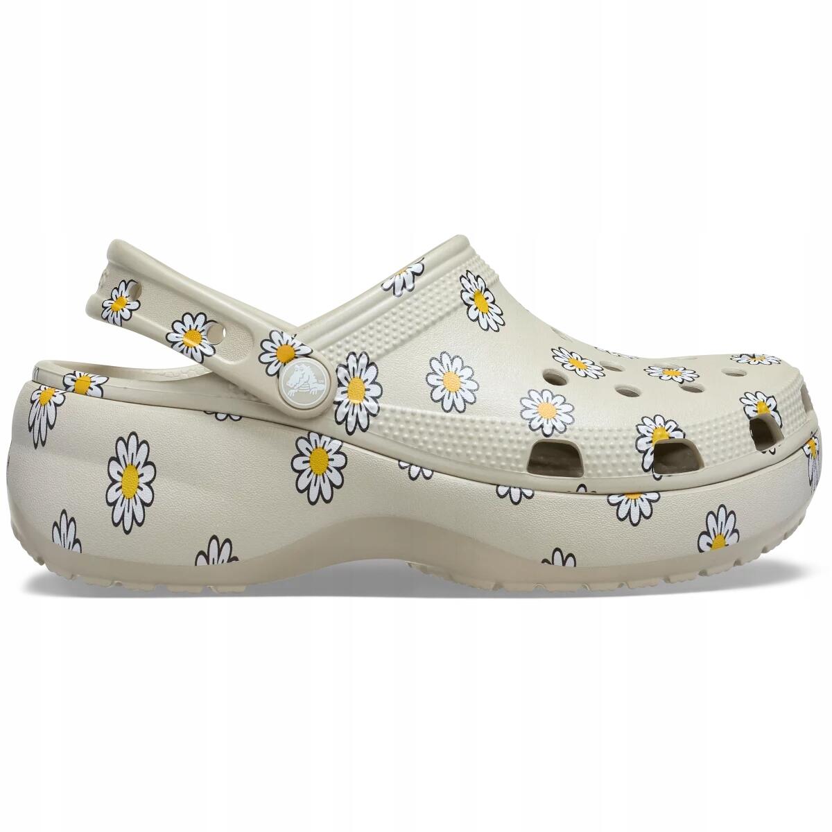 Chodaki Dla Dorosłych Crocs Classic Platform Floral Clog 3/6