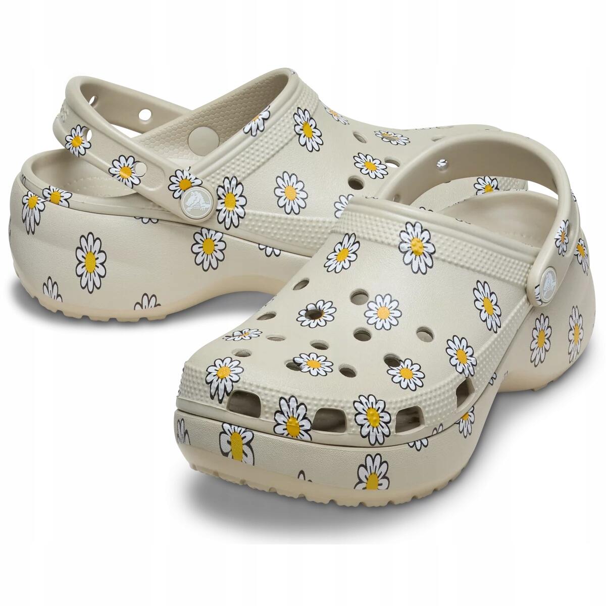 Chodaki Dla Dorosłych Crocs Classic Platform Floral Clog 2/6