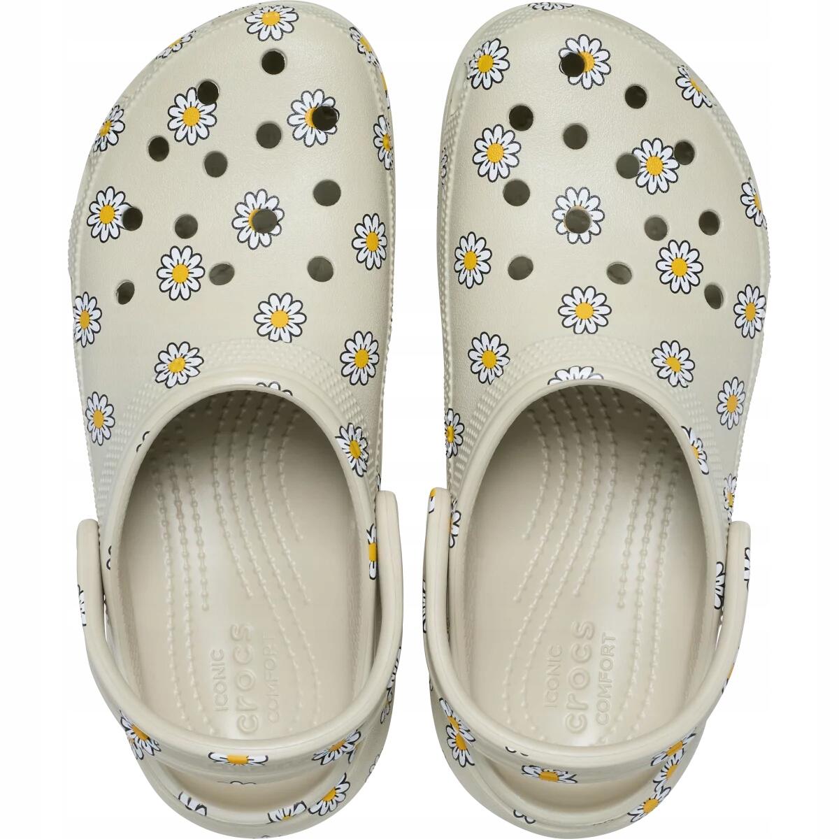 Chodaki Dla Dorosłych Crocs Classic Platform Floral Clog 6/6