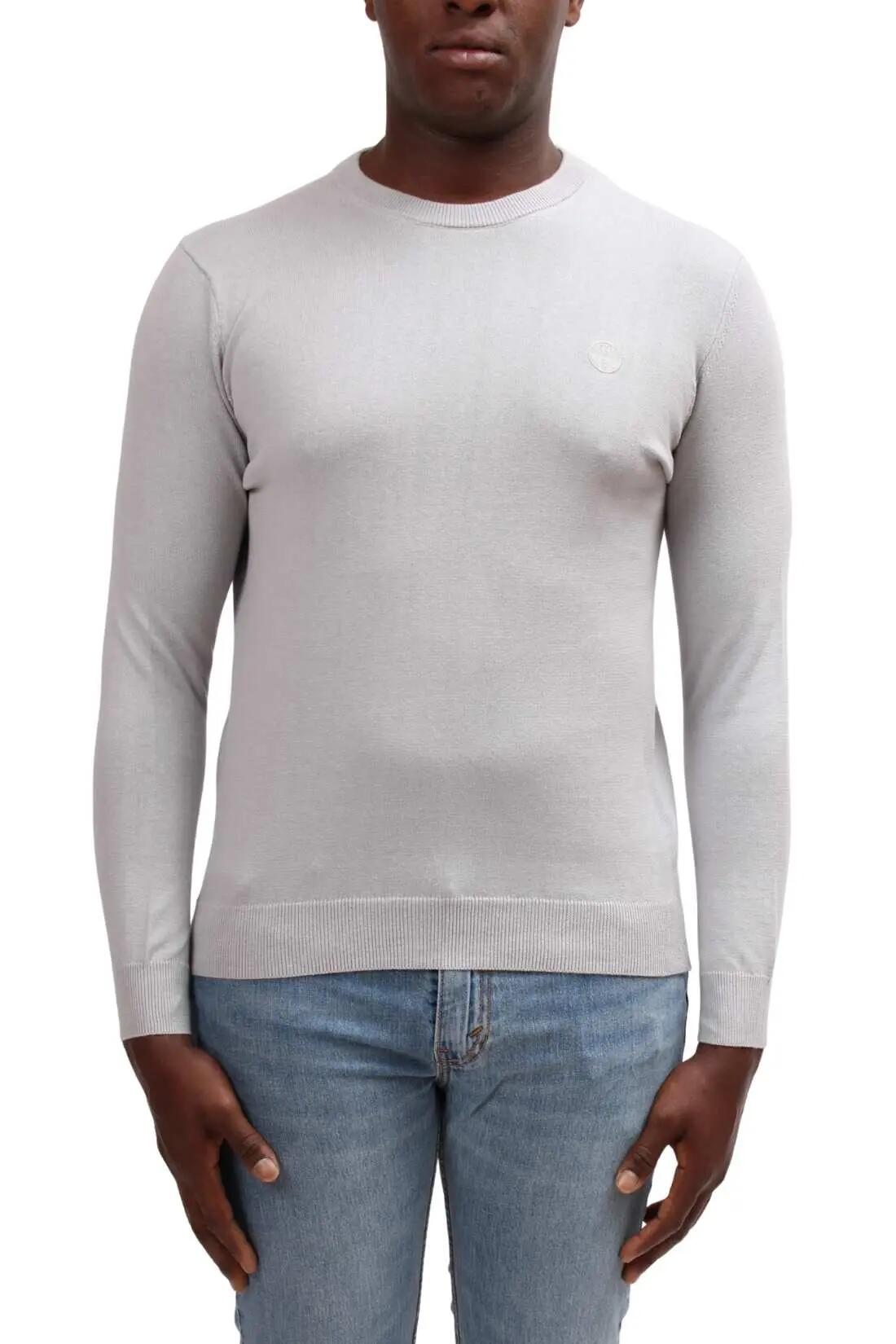 Pullover - Sportswear - Men - Slim fit - Light grey 3/4