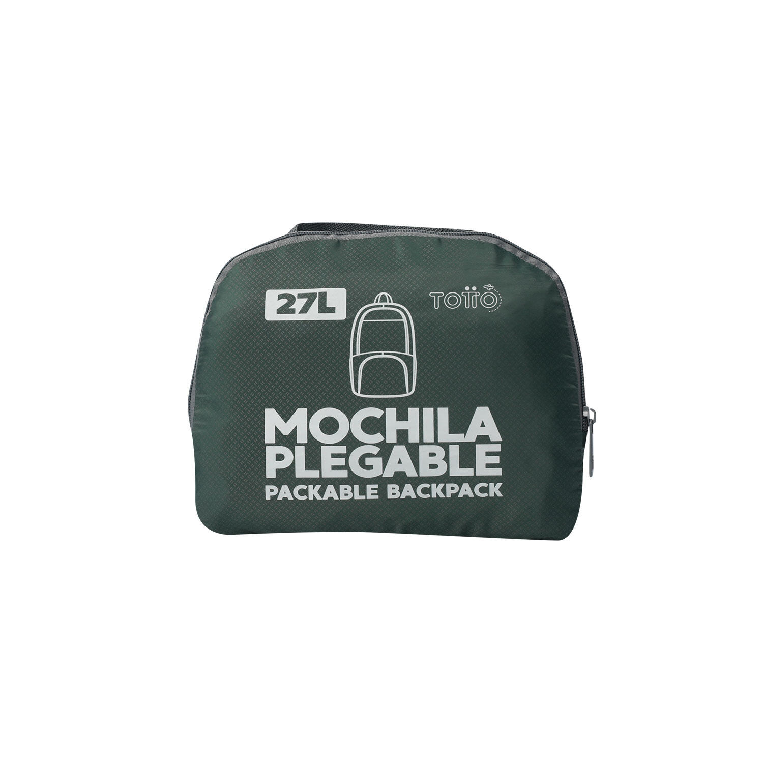 Totto Mochila plegable Syncro Silver Pine Poliéster 31.5 x 47 x 15 cm 2/5