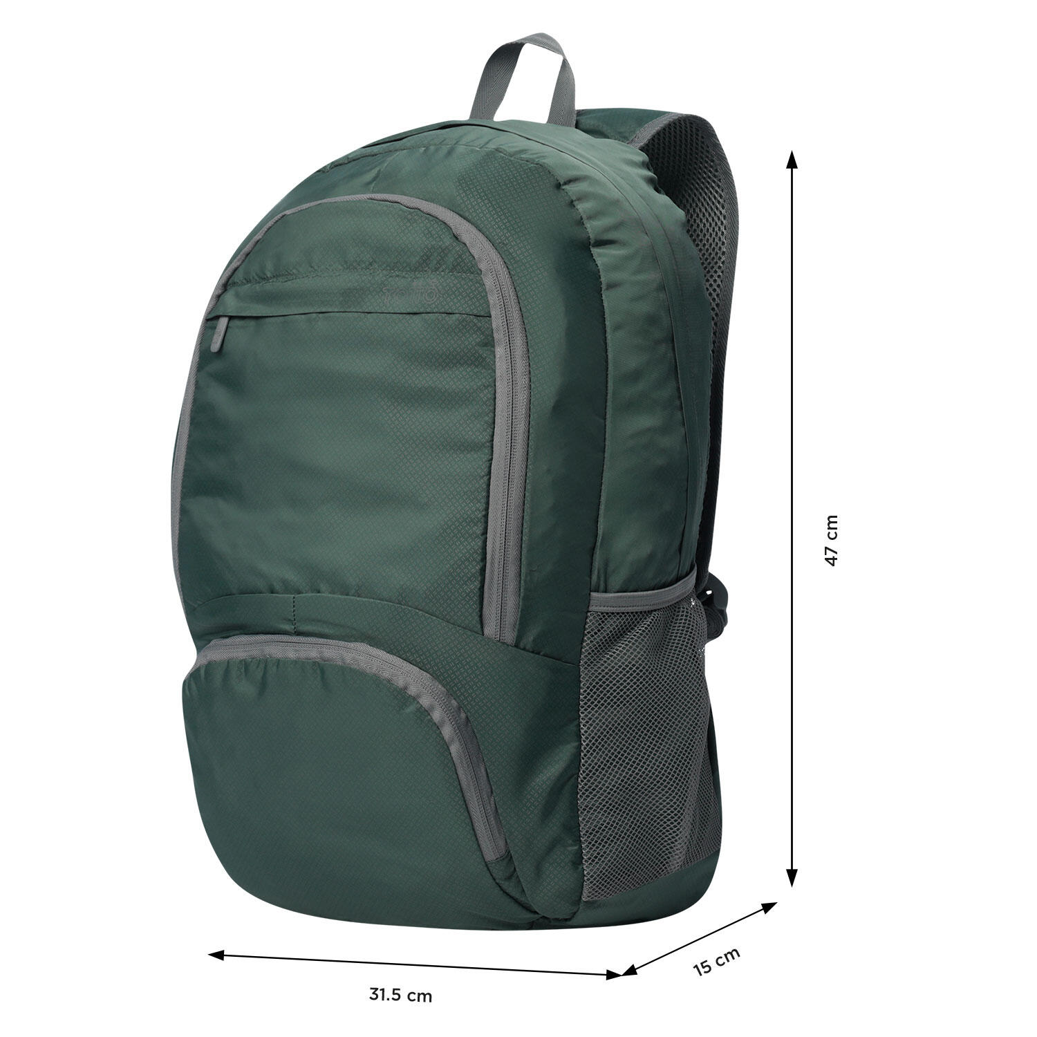 Totto Mochila plegable Syncro Silver Pine Poliéster 31.5 x 47 x 15 cm 4/5