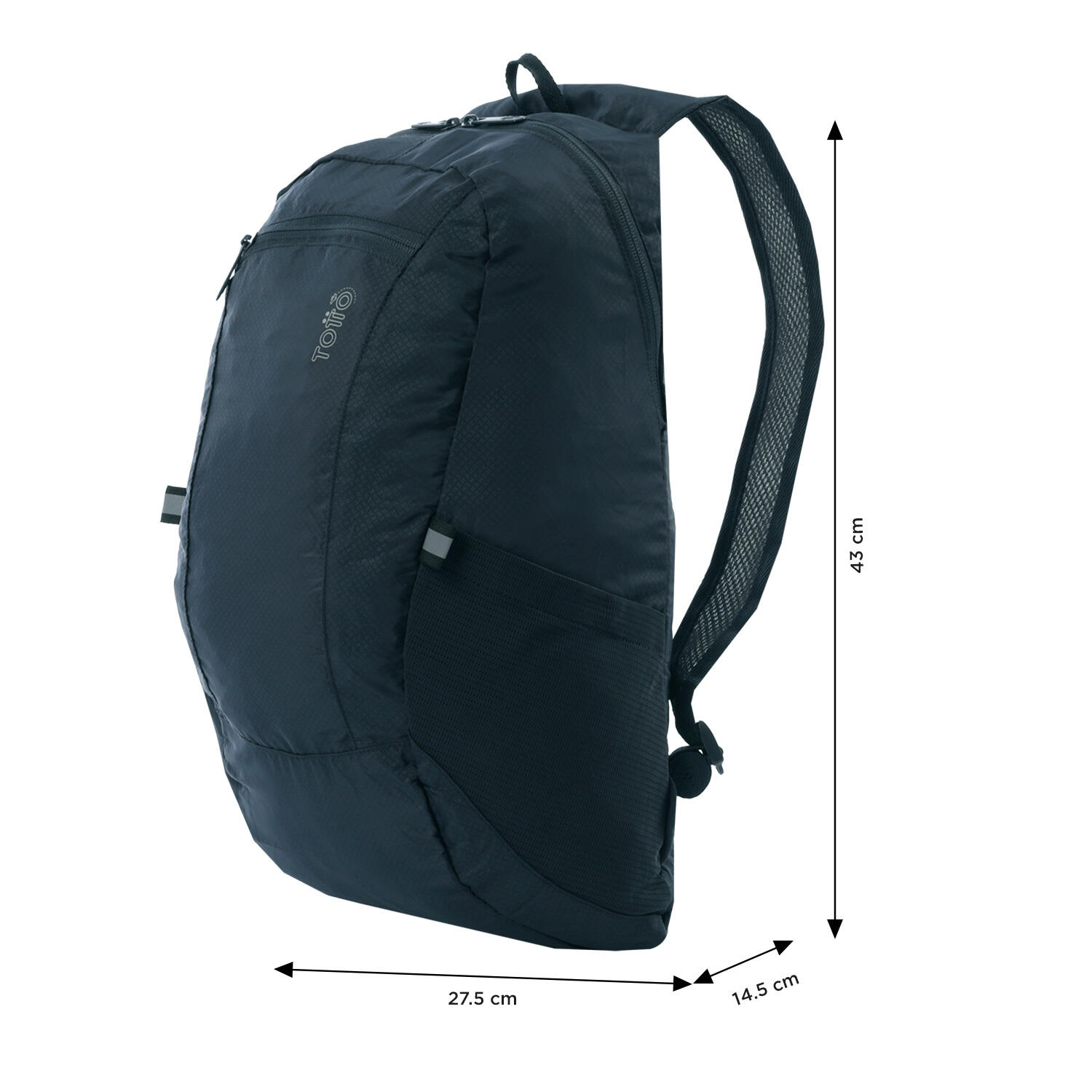 Totto Mochila plegable plegable Salute Lona Poliéster 27.5 x 43 x 14.5 cm 3/5
