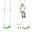 Scaun distractiv din plastic - verde deschis